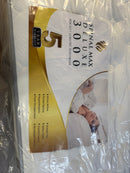 SPINAL MAX DELUXE 3000 POCKETSPRUNG MATTRESS FABRIC WHITE