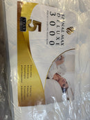 SPINAL MAX DELUXE 3000 POCKETSPRUNG MATTRESS FABRIC WHITE