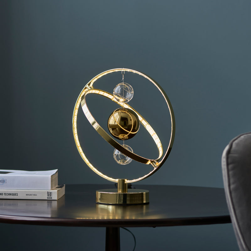 Muni Table Lamp Gold Effect