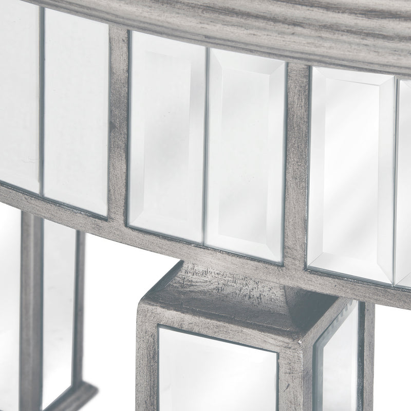 The Belfry Collection Grand Mirrored Dining Table