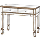 The Belfry Collection 2 Drawer Mirrored Console Table