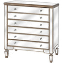 The Belfry Collection Six Drawer Mirrored Chest
