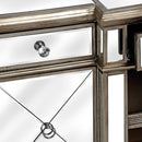 The Belfry Collection Mirrored Media Unit