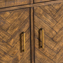 Havana Gold 2 Door 2 Drawer Sideboard