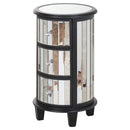 Soho Black Collection Circular 3 Drawer Unit