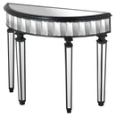 Soho Black Collection Half Moon Table