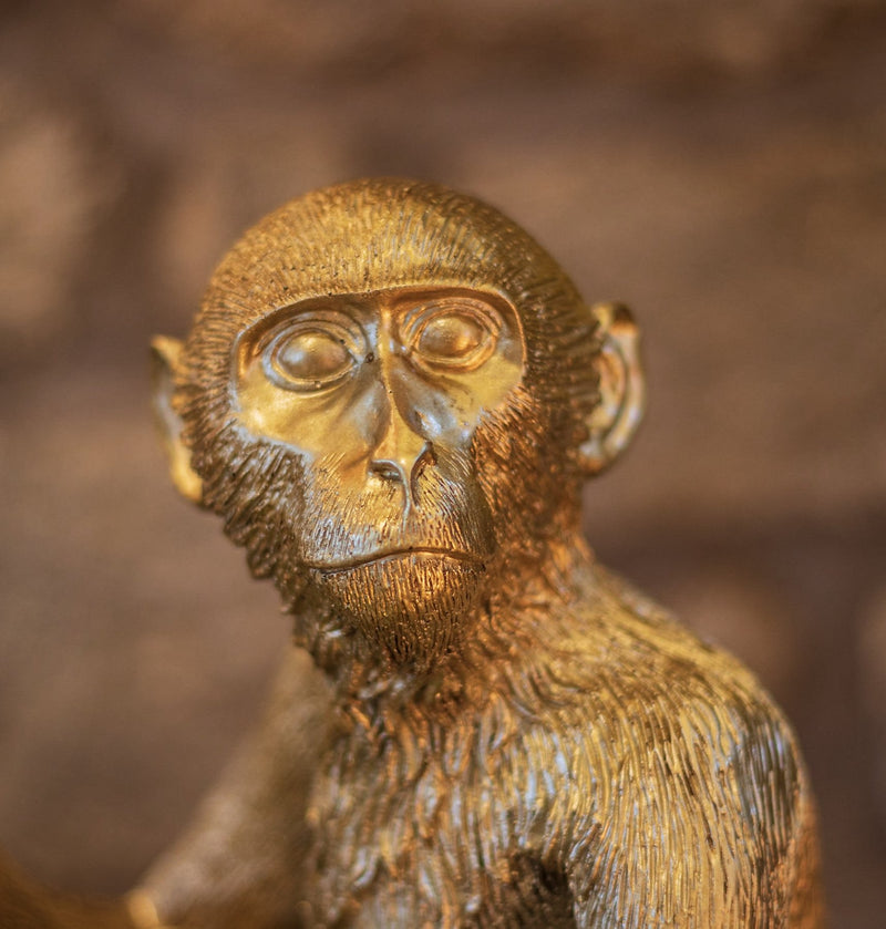 George The Monkey Gold Table Lamp