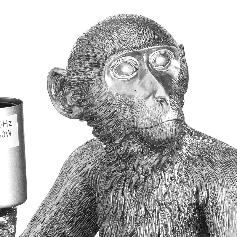 Ringo The Monkey Silvertable Lamp