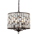 ENDON LIGHTING BELLE 8LT PENDANT (DARK BRONZE)