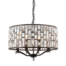 ENDON LIGHTING BELLE 8LT PENDANT (DARK BRONZE)