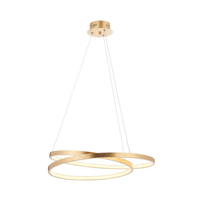 Scribble LED Ceiling Pendant Gold Leaf