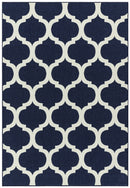 ANTIBES AN02 BLUE TRELLIS RUG