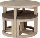 CAMBOURNE STOWAWAY DINING SET LIGHT SONOMA OAK