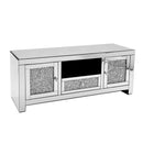 Sparkle Crushed Diamond Mirrored TV Unit Media Stand