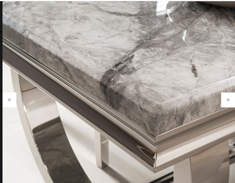 Grey Marble Dining Table – Ariana
