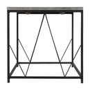 Athens Concrete Breakfast Bar Set Available in Acacia Brown or Concrete Grey Finish.