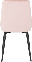 Avery Chair baby pink  Velvet