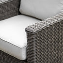 Calvi Square Sofa Set Grey or Natural Beige 2 Seater Sofa x 1 / Table x 1 / Chair x 2