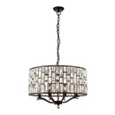 ENDON LIGHTING BELLE 8LT PENDANT (DARK BRONZE)