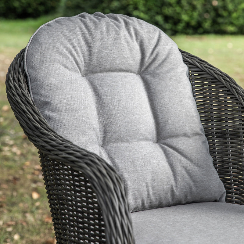 Calvi 8 Seater Outdoor Dining Set Natural Beige or Grey Colour with Table x 1 / Chair x 8