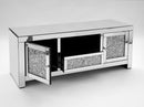 Sparkle Crushed Diamond Mirrored TV Unit Media Stand