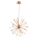 DISC Beatrix 15 light Pendant - Brushed copper