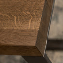 ETTORE LAMP TABLE solid oak Lamp table L450 x H435 x D450 Made from solid toscana Antique