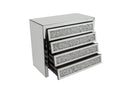 Crushed Glass 4 Drawer Chest