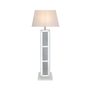 Milano Mirror Brick Floor Lamp With White Shade or Black Shade