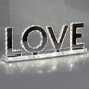 Love Crystal Mirrored Table Lamp