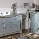 Grey Manhattan Mirror 3 Drawer Chest