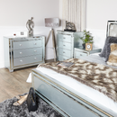 Grey Manhattan Mirror 3 Drawer Chest