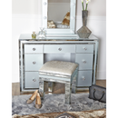 Grey Manhattan 7 Drawer Dressing Table