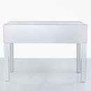 Grey Manhattan Mirror 3 Drawer Dressing Table
