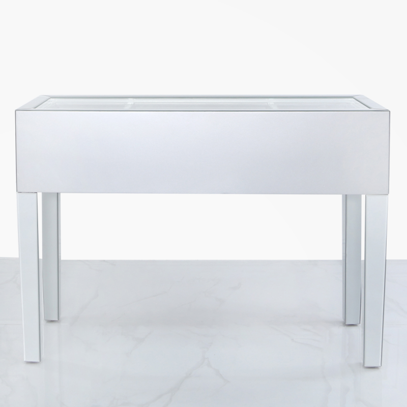 Grey Manhattan Mirror 3 Drawer Dressing Table
