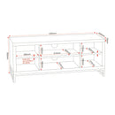 White Gloss Charisma 2 Door TV Unit